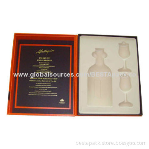 Luxury Wine Gift Box, Foil Stamping and Embossing
